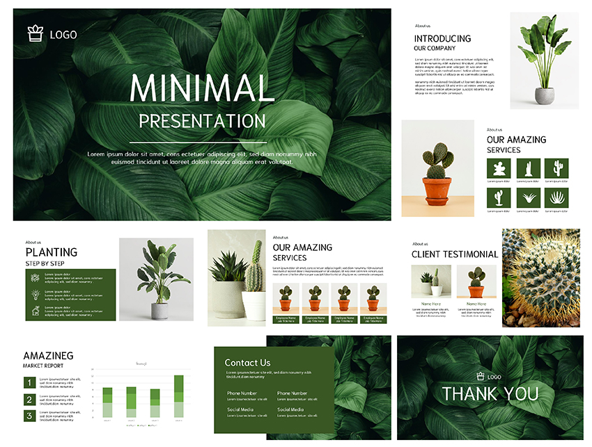ตัวอย่าง template powerpoint สวยๆ แบบที่ 1 ออกแบบโดย forartwork