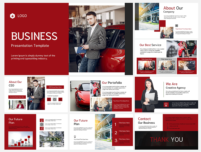 ตัวอย่าง template powerpoint สวยๆ แบบที่ 3 ออกแบบโดย forartwork