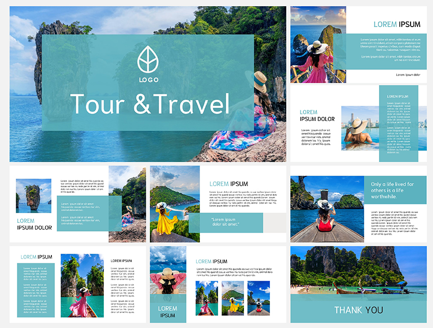 ตัวอย่าง template powerpoint สวยๆ แบบที่ 4 ออกแบบโดย forartwork