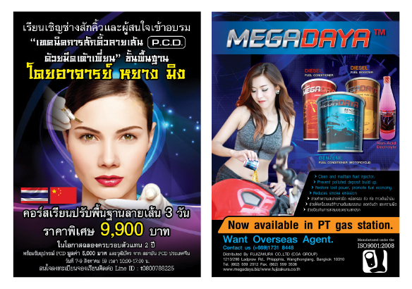 ออกแบบโบชัวร์